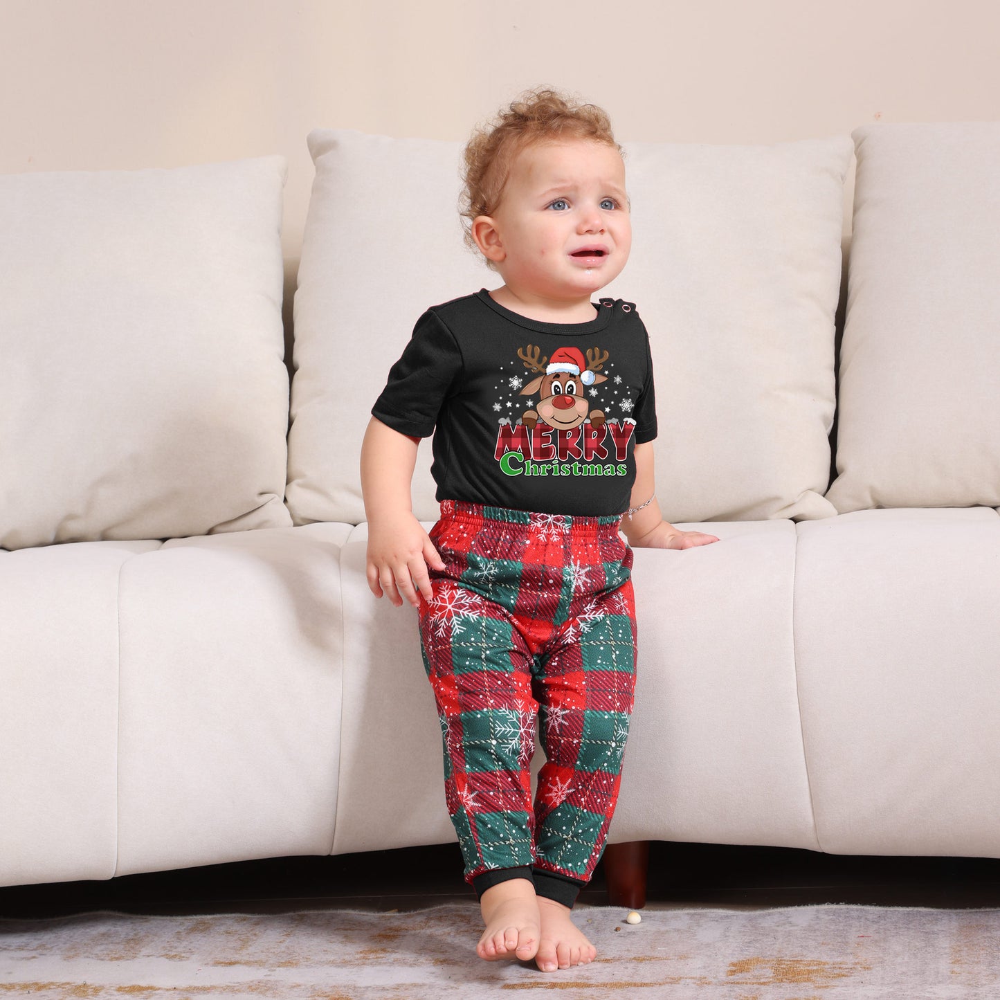 2025 Autumn And Winter Cross-border Europe And The United States Boys And Girls Women's Clothing Men's Long Sleeve Trousers New Cross-border Wansheng Family Suit
